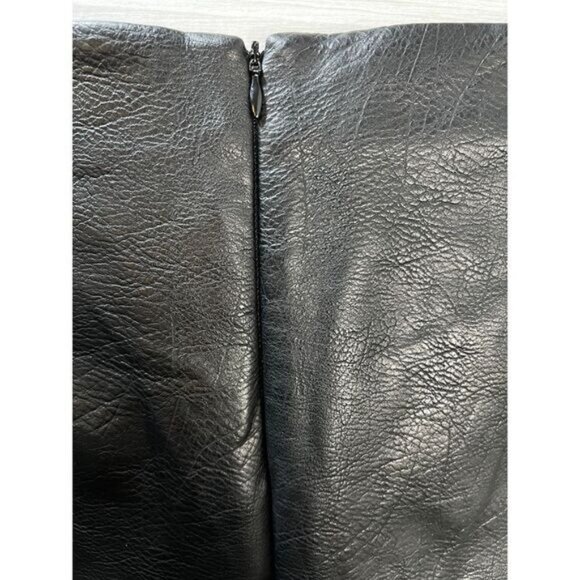 For the Republic Faux-Leather Embroidered Skirt Size 2 - Picture 6 of 7